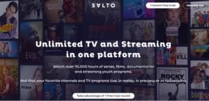 Salto streaming screen