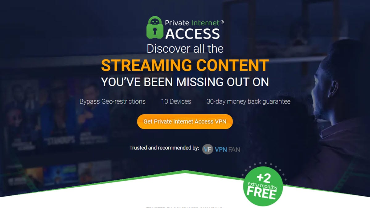 private internet access vpn free review